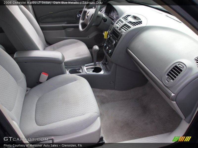Dark Blue Metallic / Titanium Gray 2006 Chevrolet Malibu LT Sedan