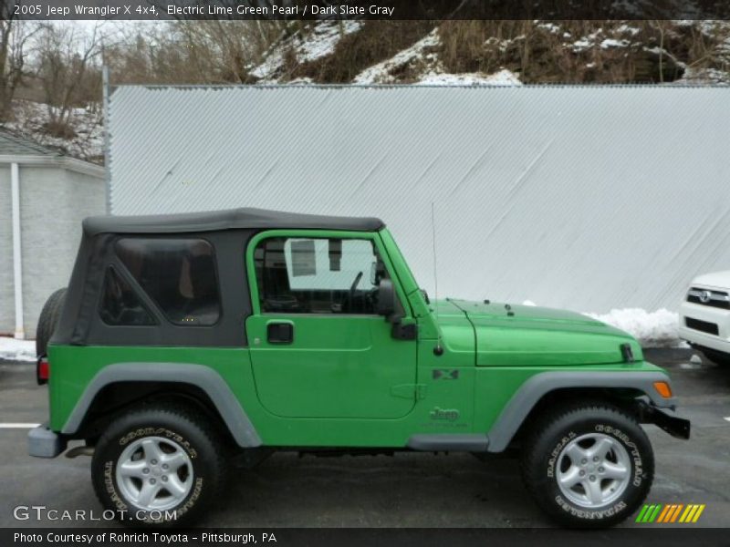  2005 Wrangler X 4x4 Electric Lime Green Pearl