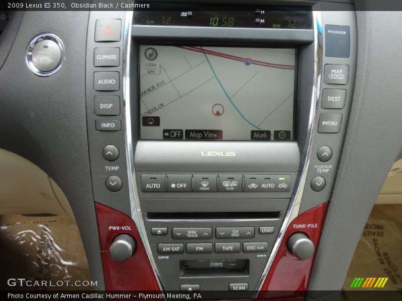 Obsidian Black / Cashmere 2009 Lexus ES 350