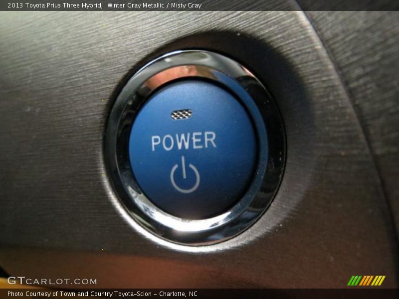 Winter Gray Metallic / Misty Gray 2013 Toyota Prius Three Hybrid