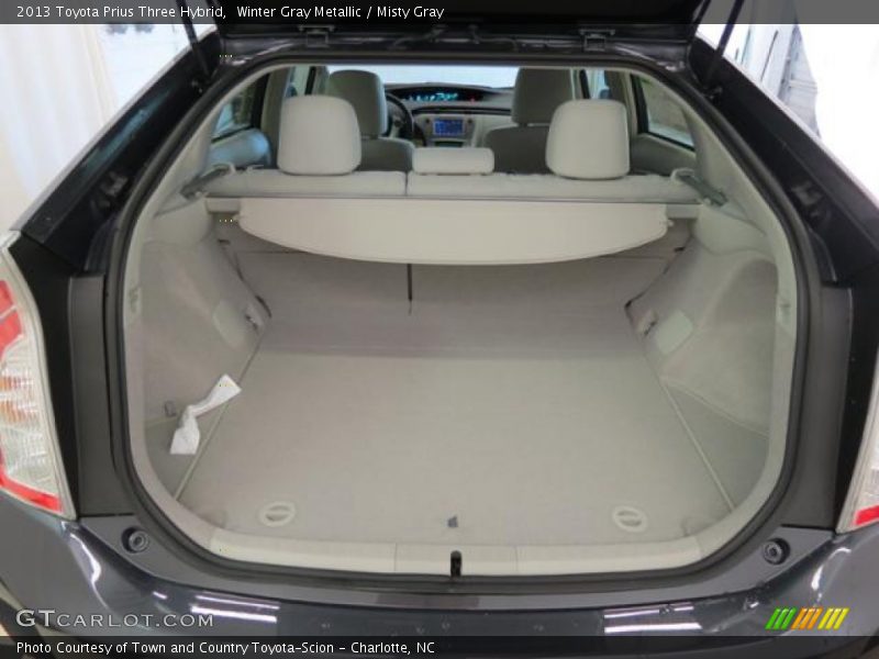 Winter Gray Metallic / Misty Gray 2013 Toyota Prius Three Hybrid