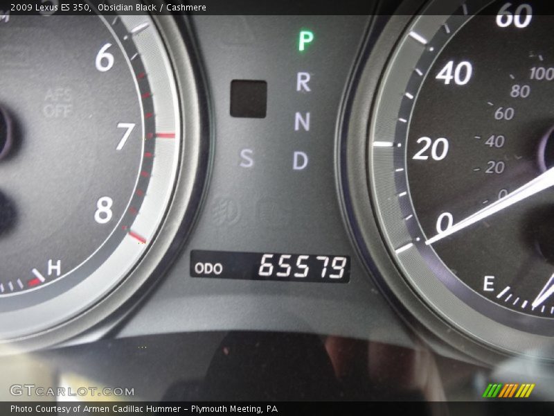 Obsidian Black / Cashmere 2009 Lexus ES 350