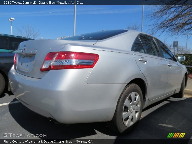 Classic Silver Metallic / Ash Gray 2010 Toyota Camry LE