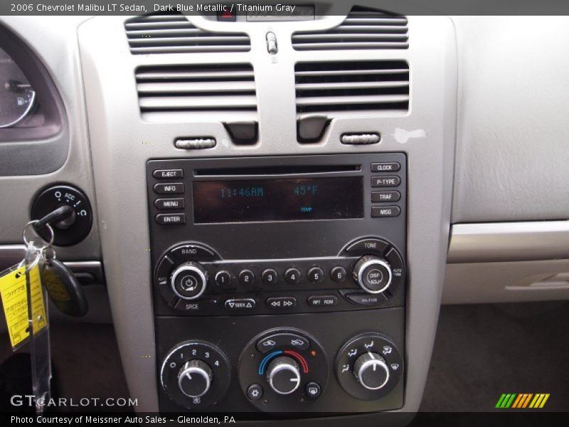 Dark Blue Metallic / Titanium Gray 2006 Chevrolet Malibu LT Sedan