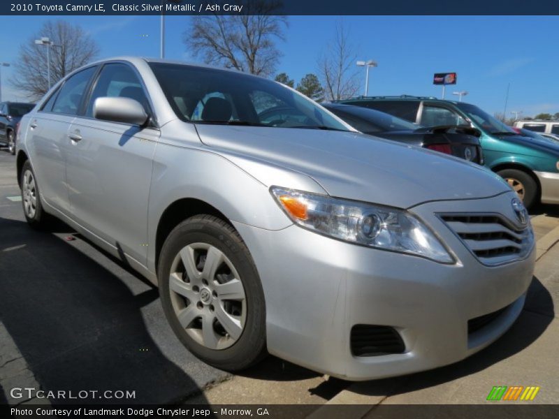 Classic Silver Metallic / Ash Gray 2010 Toyota Camry LE
