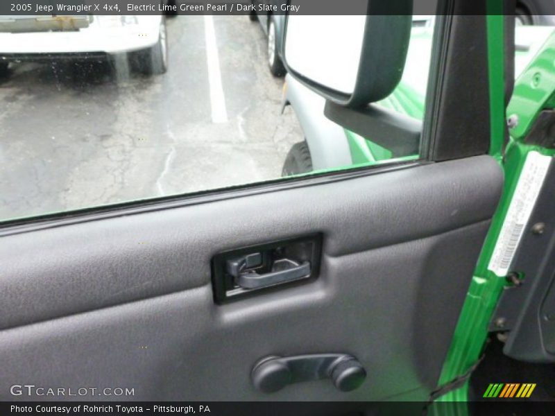 Electric Lime Green Pearl / Dark Slate Gray 2005 Jeep Wrangler X 4x4