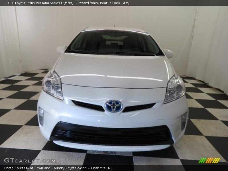 Blizzard White Pearl / Dark Gray 2013 Toyota Prius Persona Series Hybrid