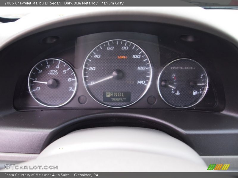 Dark Blue Metallic / Titanium Gray 2006 Chevrolet Malibu LT Sedan