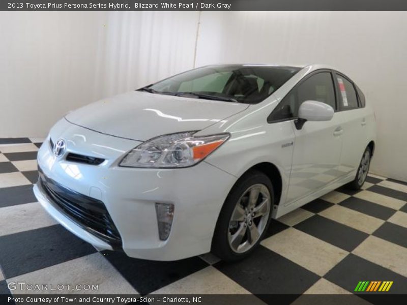 Blizzard White Pearl / Dark Gray 2013 Toyota Prius Persona Series Hybrid