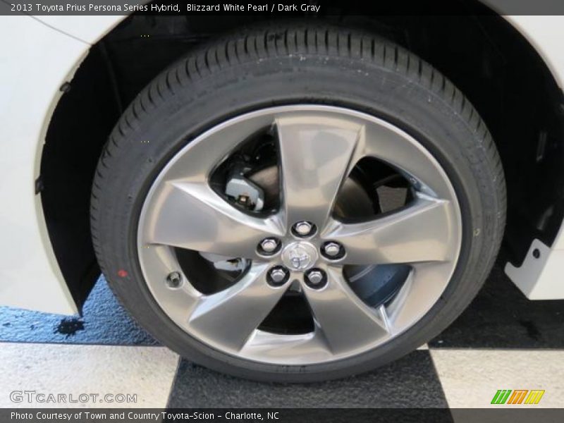 Blizzard White Pearl / Dark Gray 2013 Toyota Prius Persona Series Hybrid