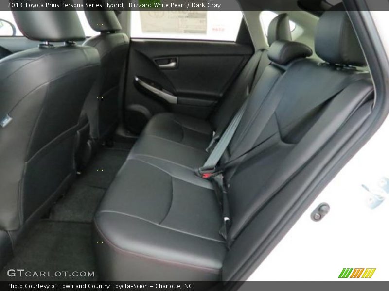 Blizzard White Pearl / Dark Gray 2013 Toyota Prius Persona Series Hybrid