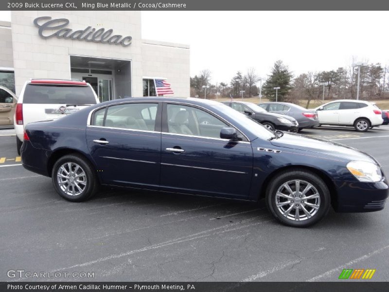 Ming Blue Metallic / Cocoa/Cashmere 2009 Buick Lucerne CXL