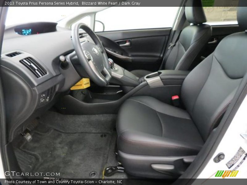 Blizzard White Pearl / Dark Gray 2013 Toyota Prius Persona Series Hybrid