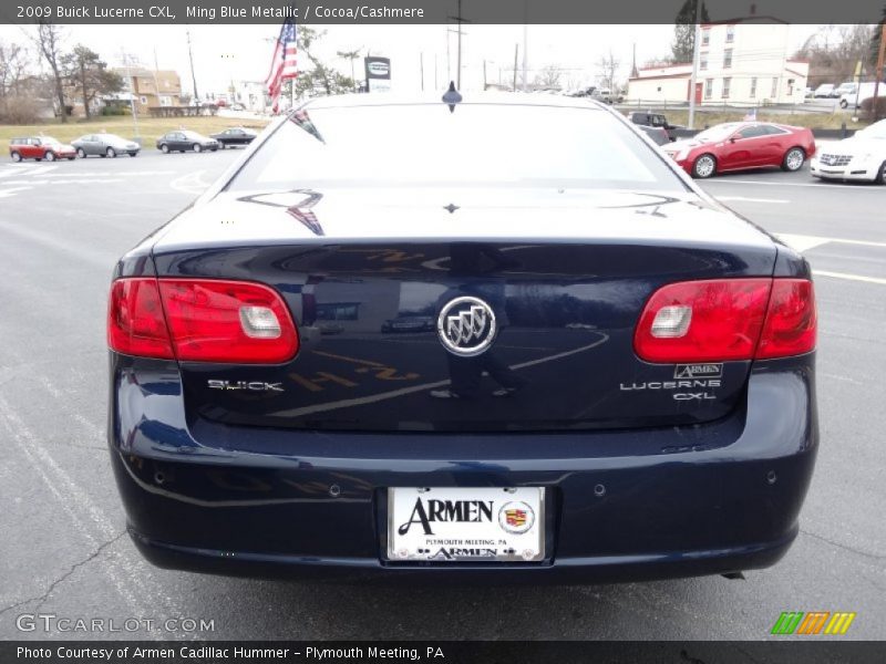 Ming Blue Metallic / Cocoa/Cashmere 2009 Buick Lucerne CXL