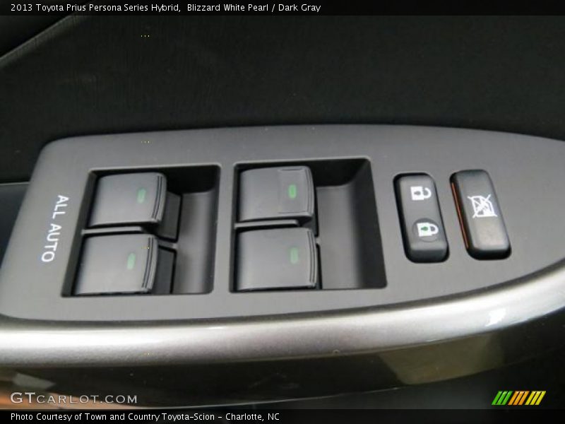 Blizzard White Pearl / Dark Gray 2013 Toyota Prius Persona Series Hybrid