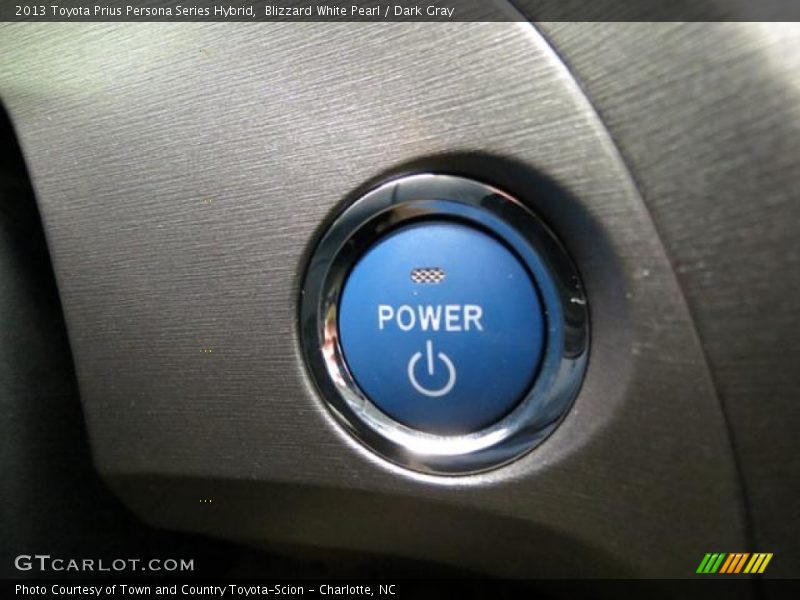 Blizzard White Pearl / Dark Gray 2013 Toyota Prius Persona Series Hybrid