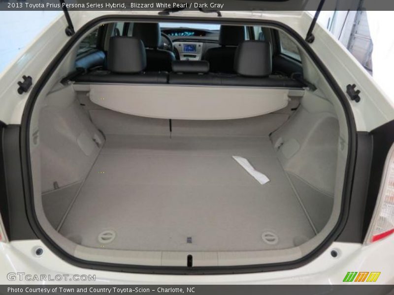 Blizzard White Pearl / Dark Gray 2013 Toyota Prius Persona Series Hybrid