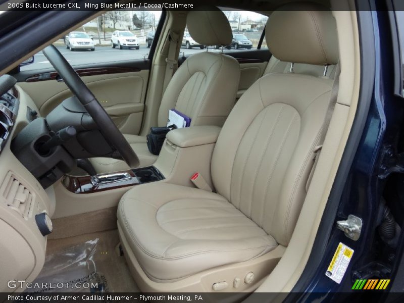 Front Seat of 2009 Lucerne CXL