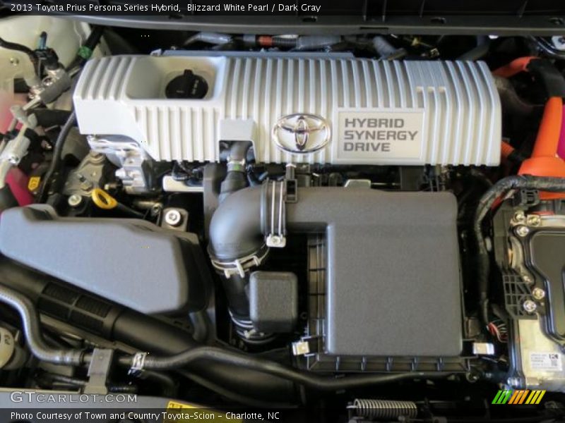 Blizzard White Pearl / Dark Gray 2013 Toyota Prius Persona Series Hybrid
