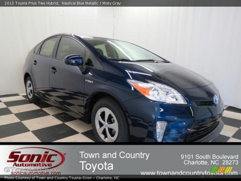 Nautical Blue Metallic / Misty Gray 2013 Toyota Prius Two Hybrid