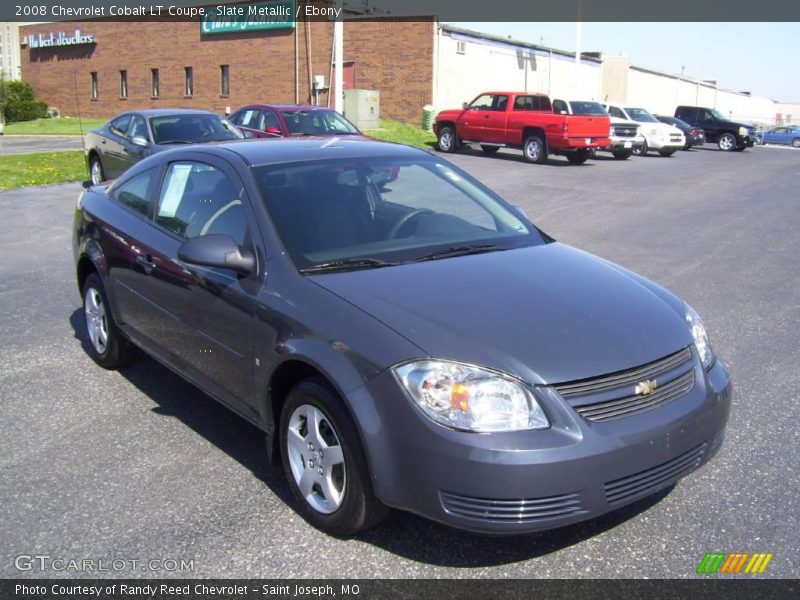 Slate Metallic / Ebony 2008 Chevrolet Cobalt LT Coupe