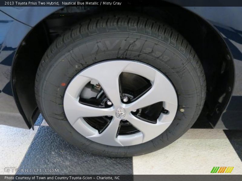 Nautical Blue Metallic / Misty Gray 2013 Toyota Prius Two Hybrid