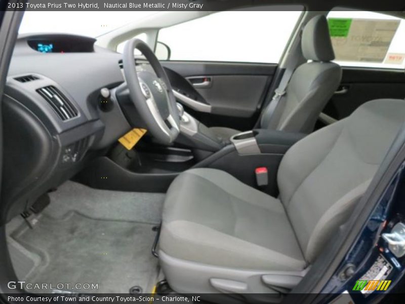 Nautical Blue Metallic / Misty Gray 2013 Toyota Prius Two Hybrid