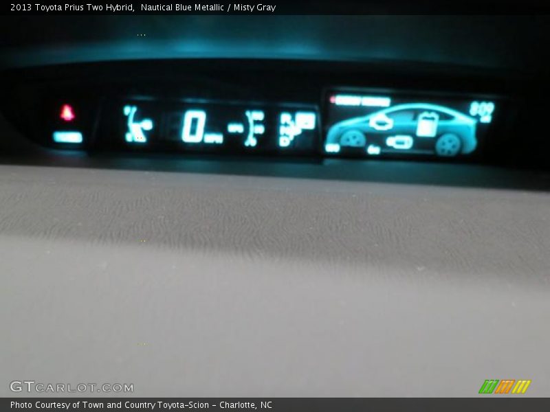 Nautical Blue Metallic / Misty Gray 2013 Toyota Prius Two Hybrid