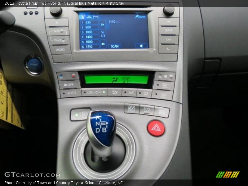 Nautical Blue Metallic / Misty Gray 2013 Toyota Prius Two Hybrid