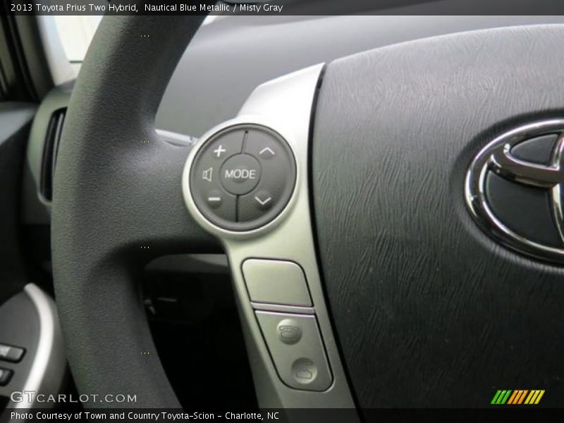 Nautical Blue Metallic / Misty Gray 2013 Toyota Prius Two Hybrid