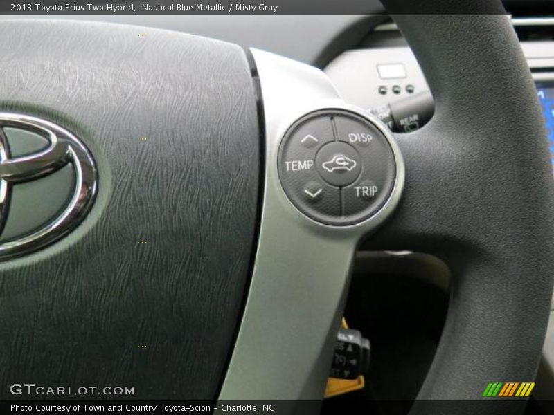 Nautical Blue Metallic / Misty Gray 2013 Toyota Prius Two Hybrid