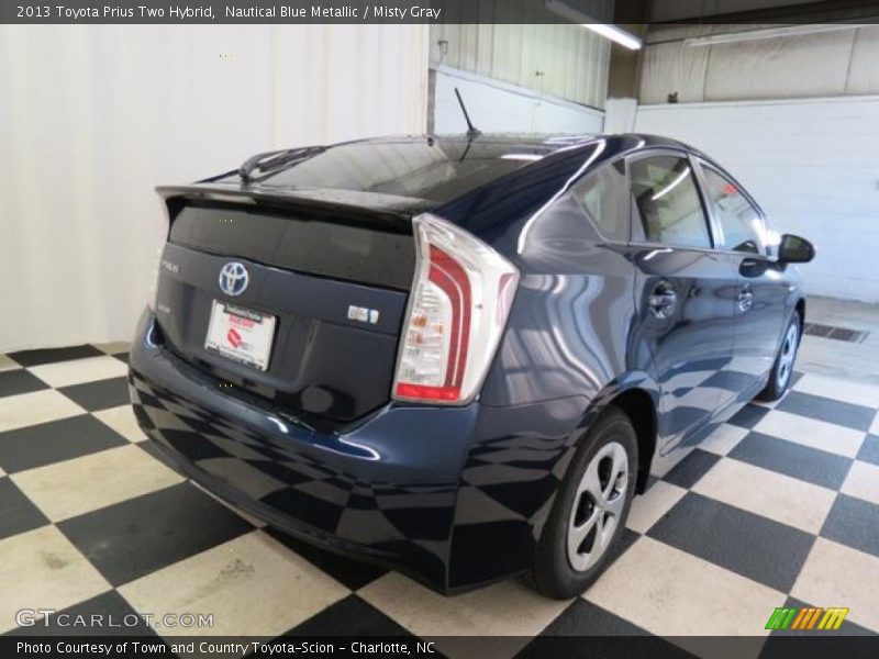 Nautical Blue Metallic / Misty Gray 2013 Toyota Prius Two Hybrid
