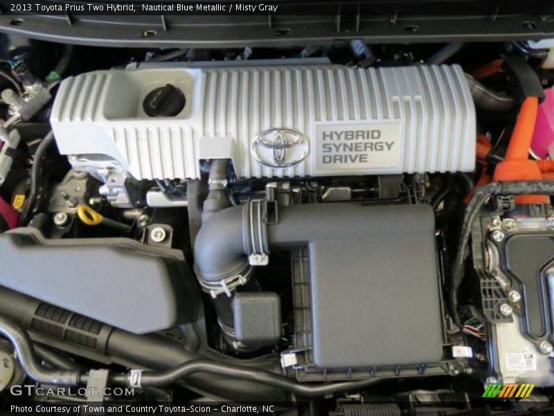Nautical Blue Metallic / Misty Gray 2013 Toyota Prius Two Hybrid