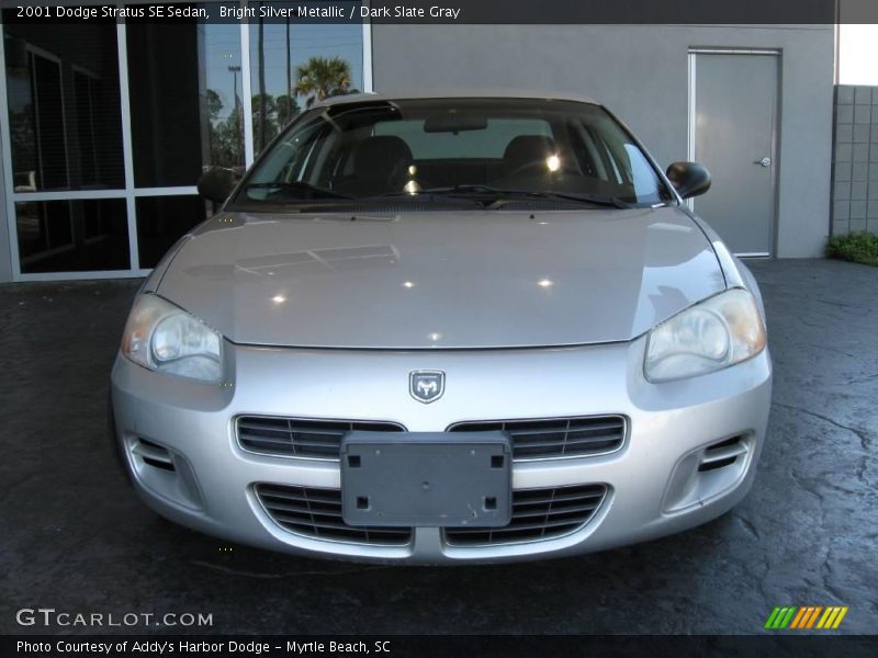 Bright Silver Metallic / Dark Slate Gray 2001 Dodge Stratus SE Sedan