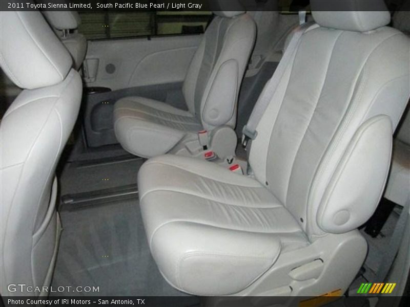 South Pacific Blue Pearl / Light Gray 2011 Toyota Sienna Limited
