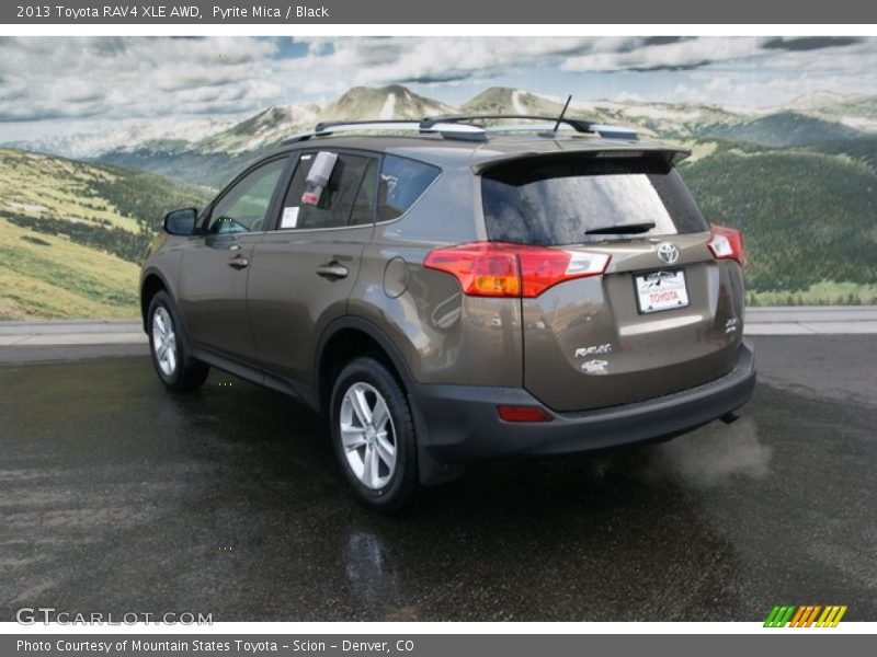 Pyrite Mica / Black 2013 Toyota RAV4 XLE AWD