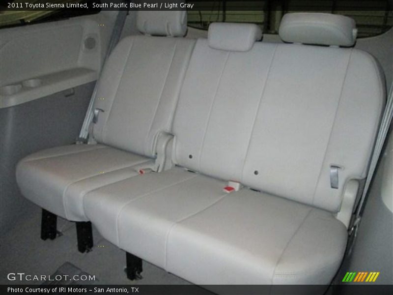 South Pacific Blue Pearl / Light Gray 2011 Toyota Sienna Limited