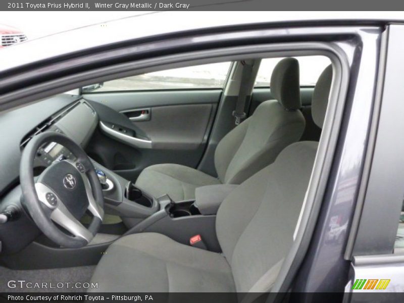 Winter Gray Metallic / Dark Gray 2011 Toyota Prius Hybrid II