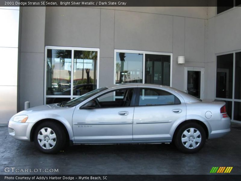 Bright Silver Metallic / Dark Slate Gray 2001 Dodge Stratus SE Sedan