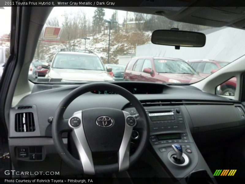Winter Gray Metallic / Dark Gray 2011 Toyota Prius Hybrid II