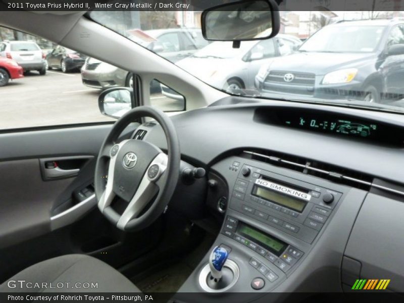 Winter Gray Metallic / Dark Gray 2011 Toyota Prius Hybrid II