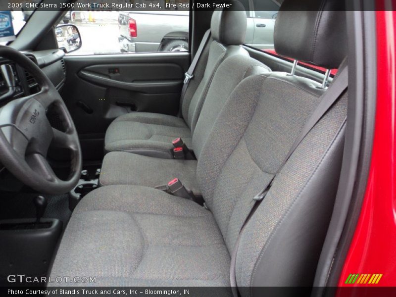 Fire Red / Dark Pewter 2005 GMC Sierra 1500 Work Truck Regular Cab 4x4