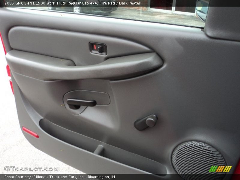 Fire Red / Dark Pewter 2005 GMC Sierra 1500 Work Truck Regular Cab 4x4