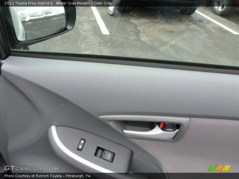 Winter Gray Metallic / Dark Gray 2011 Toyota Prius Hybrid II