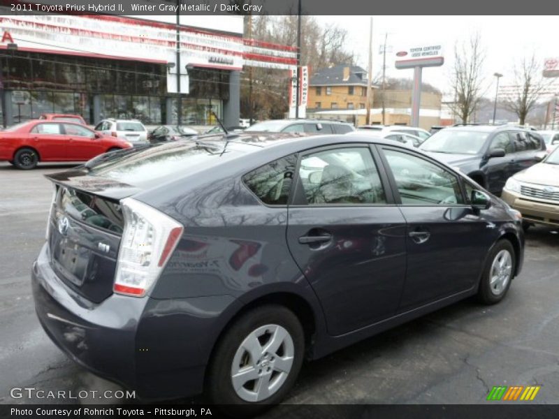 Winter Gray Metallic / Dark Gray 2011 Toyota Prius Hybrid II