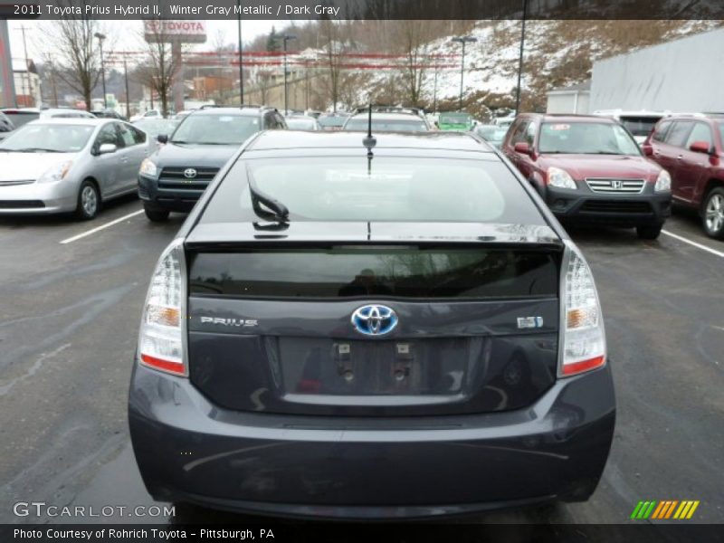 Winter Gray Metallic / Dark Gray 2011 Toyota Prius Hybrid II