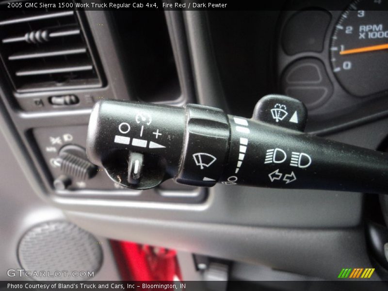 Fire Red / Dark Pewter 2005 GMC Sierra 1500 Work Truck Regular Cab 4x4