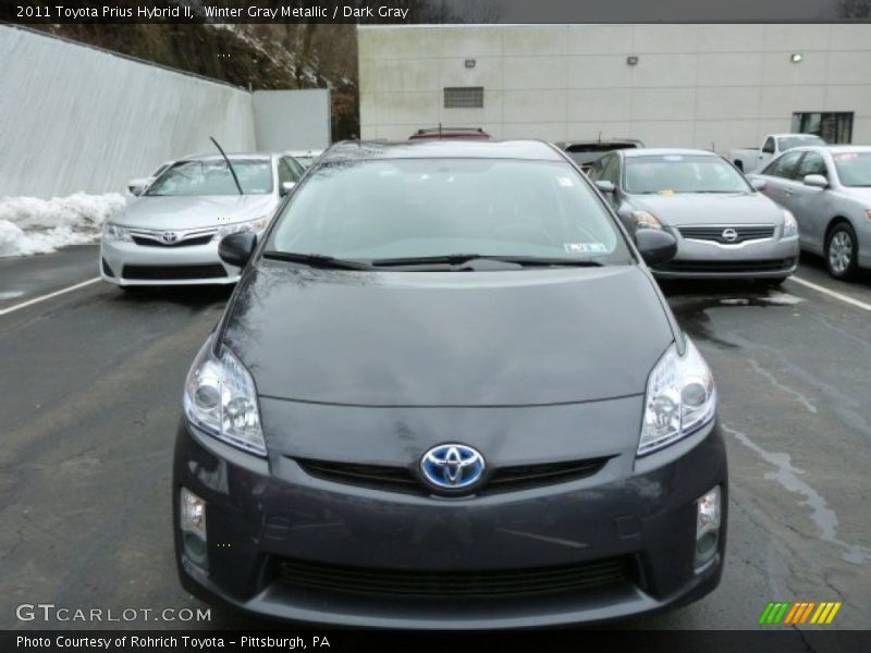 Winter Gray Metallic / Dark Gray 2011 Toyota Prius Hybrid II