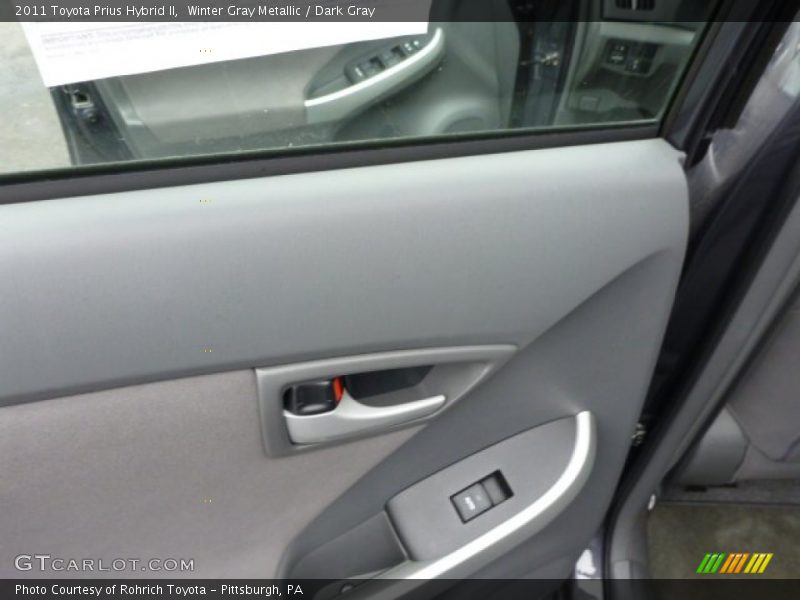 Winter Gray Metallic / Dark Gray 2011 Toyota Prius Hybrid II