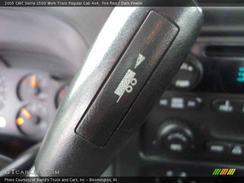 Fire Red / Dark Pewter 2005 GMC Sierra 1500 Work Truck Regular Cab 4x4